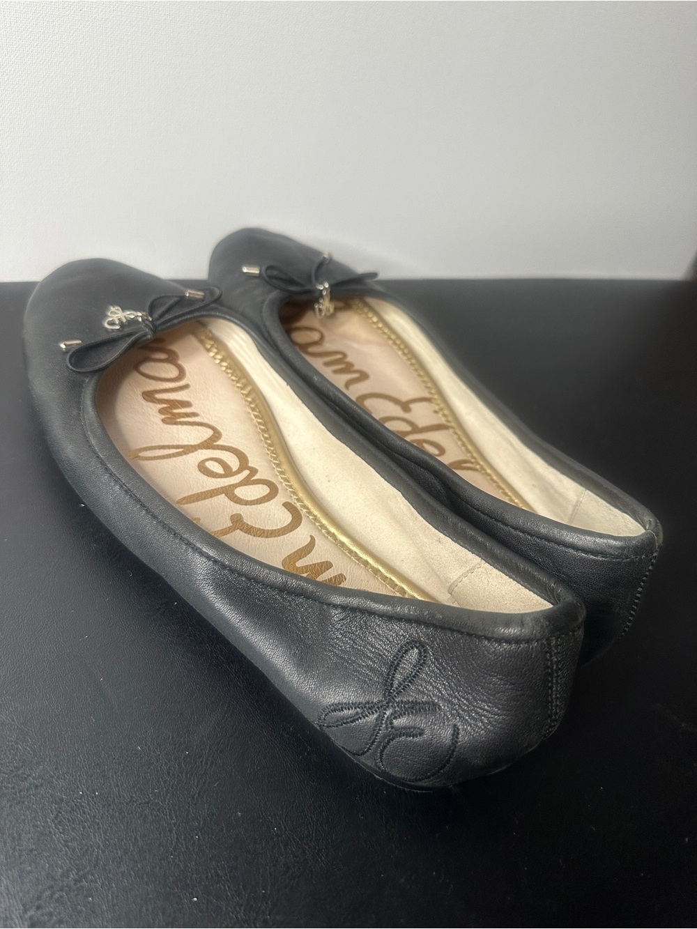 Sam Edelman Felicia Ballet Flats in black leather